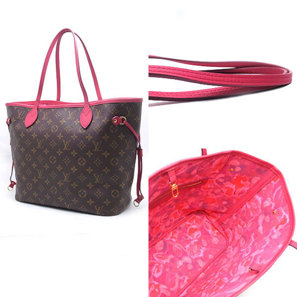 Louis Vuitton Handbag Ikat Neverfull Flower MM Monogram